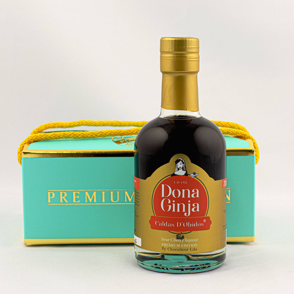 Licor Dona Ginja Premium -Caldas D'Óbidos (Sem caixa oferta): 200ml