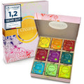 Juego de regalo de té de hierbas orgánico Creano con 45 bolsitas