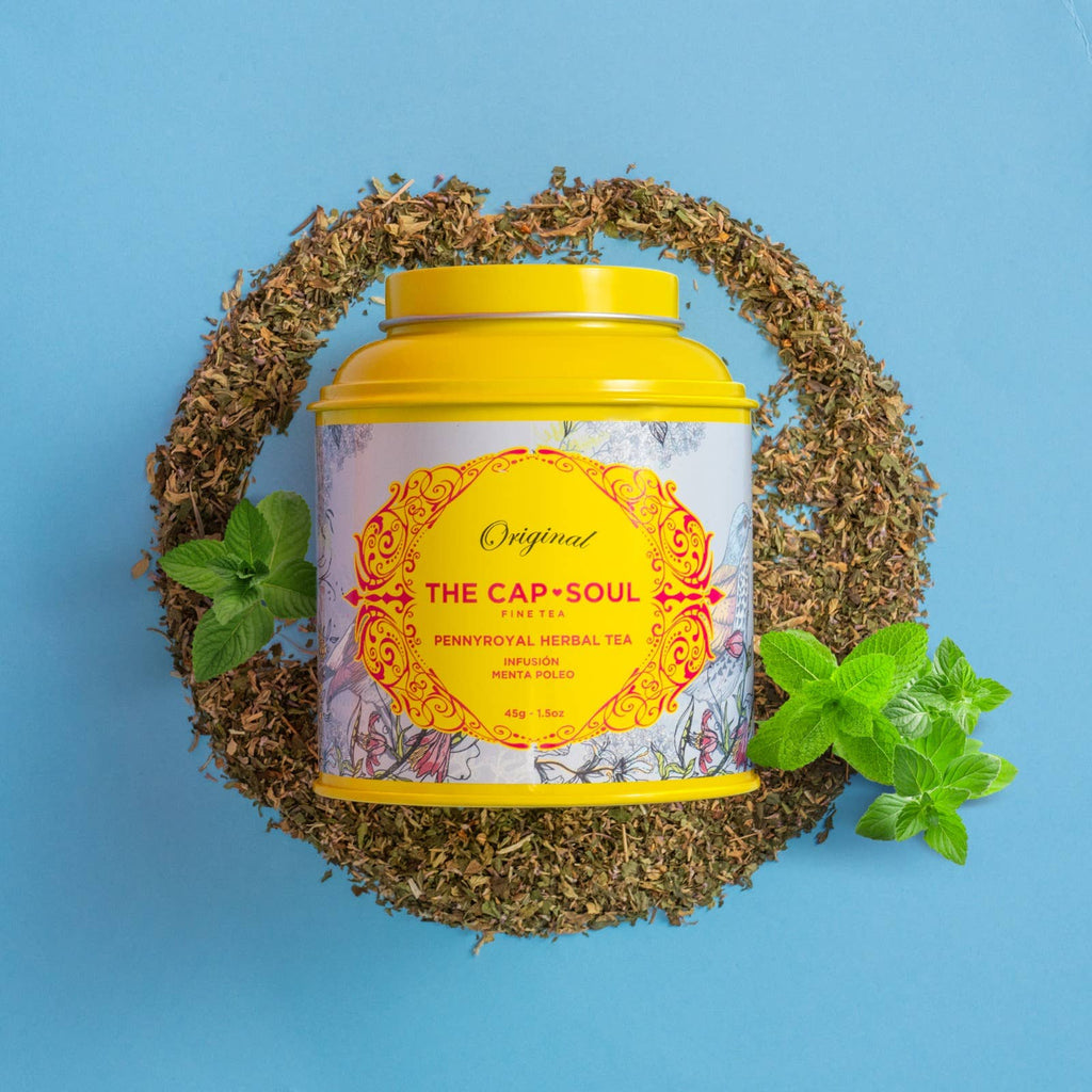 Infusão Hortelã-Poejo - Infusão a granel lata 45g