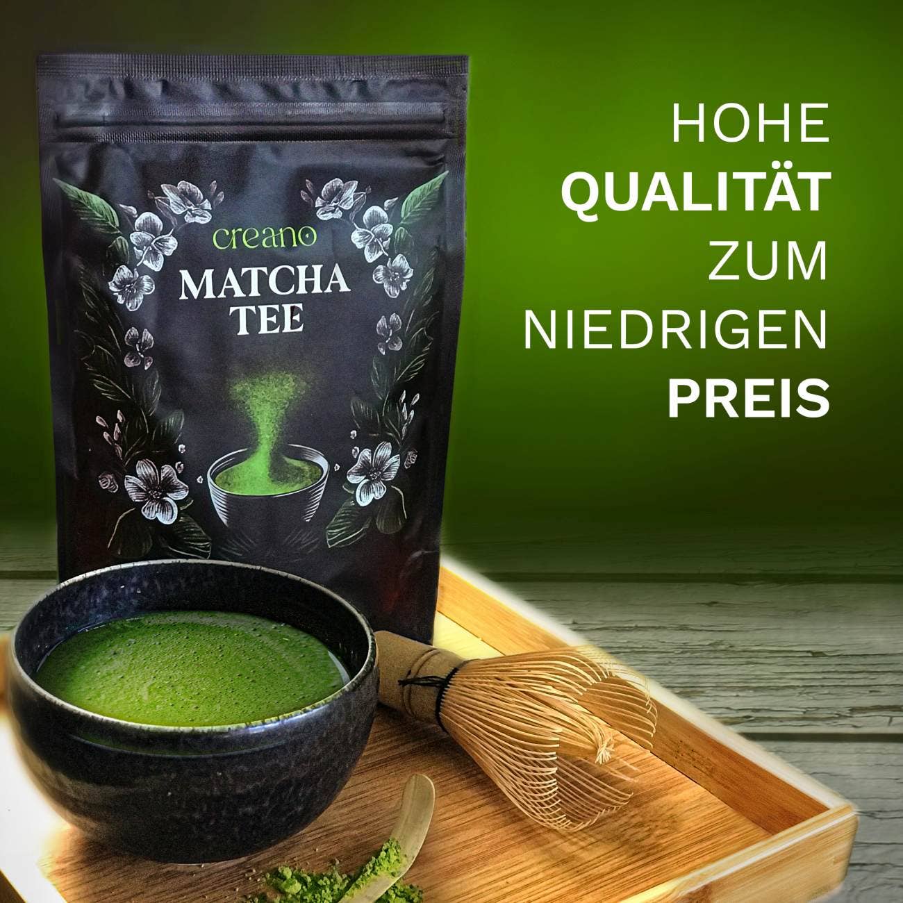 Té Matcha Orgánico Creano 100g – Calidad Premium