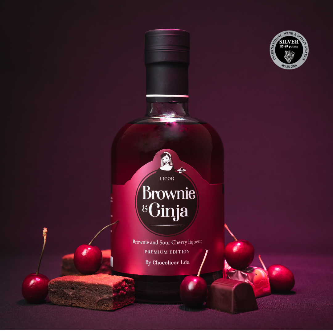 Licor Brownie com Ginja - Caldas D'Óbidos (Sem caixa oferta): 200ml