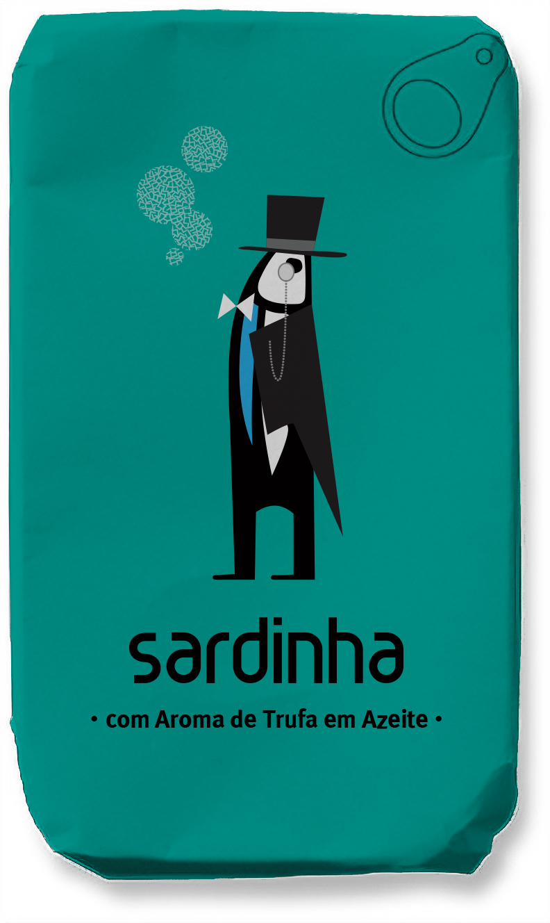 Sardinha em azeite com aroma a trufa