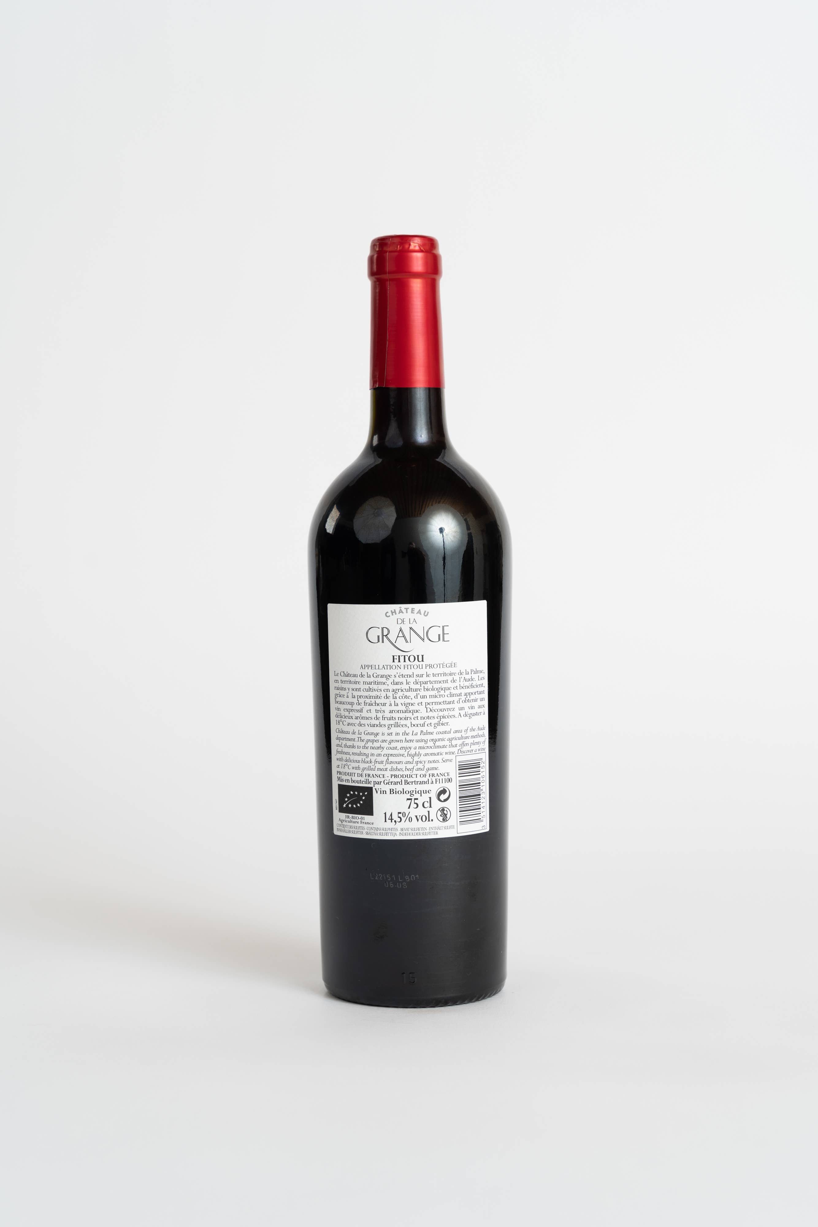 Château de la Grange 2022 Vinho tinto orgânico AOP Fitou 75 cl