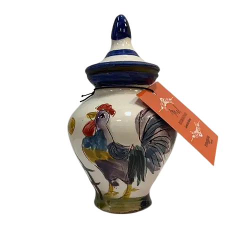 Pote de Barro pintado à Mão 250Gr