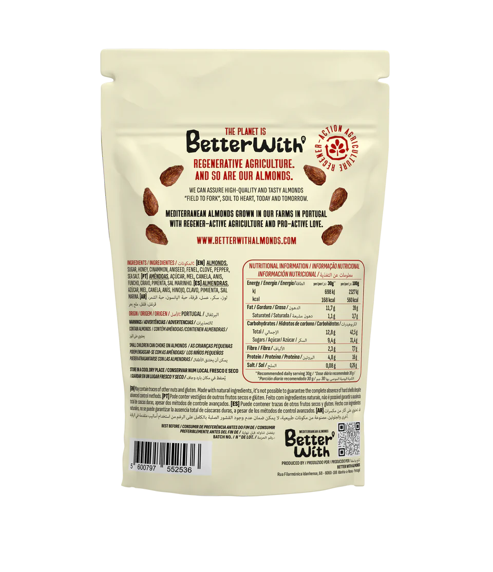 Amêndoas de Idanha com Mel e 5 Especiarias - 140g