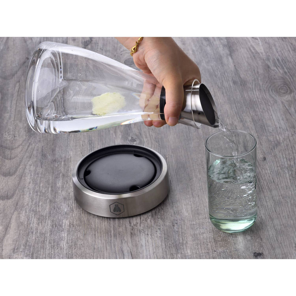 LAGUIOLE, Garrafa Decanter de Vidro com Base Refrigerada