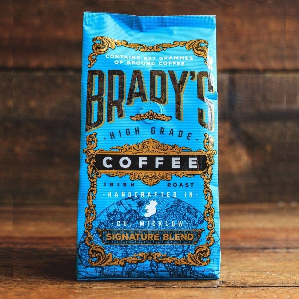 Pacote de Café Moído Signature Blend da Brady’s