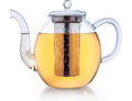 Bule alto de vidro Creano 1,5 litros com infusor de aço inox e tampa de vidro
