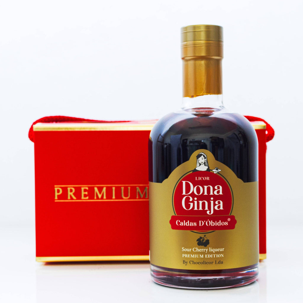 Licor Dona Ginja Premium -Caldas D'Óbidos (Sem caixa oferta): 200ml