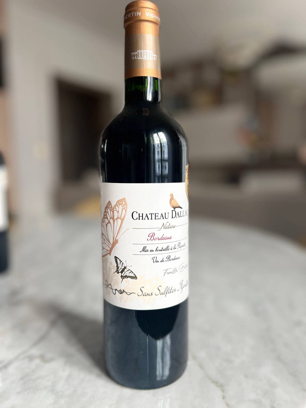 Château Dallau Nature - Vinho tinto frutado 100% Merlot