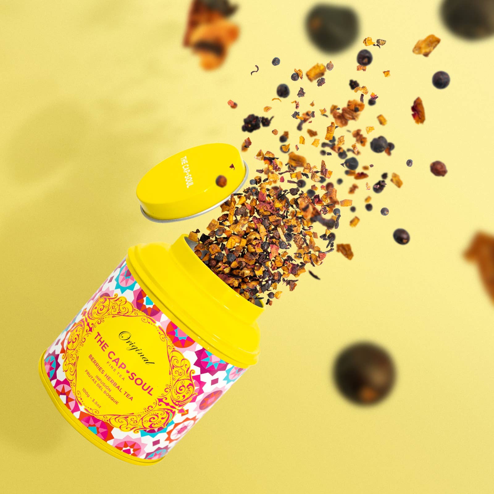 Infusão Frutas do Bosque - Ervas Soltas em Lata 100g