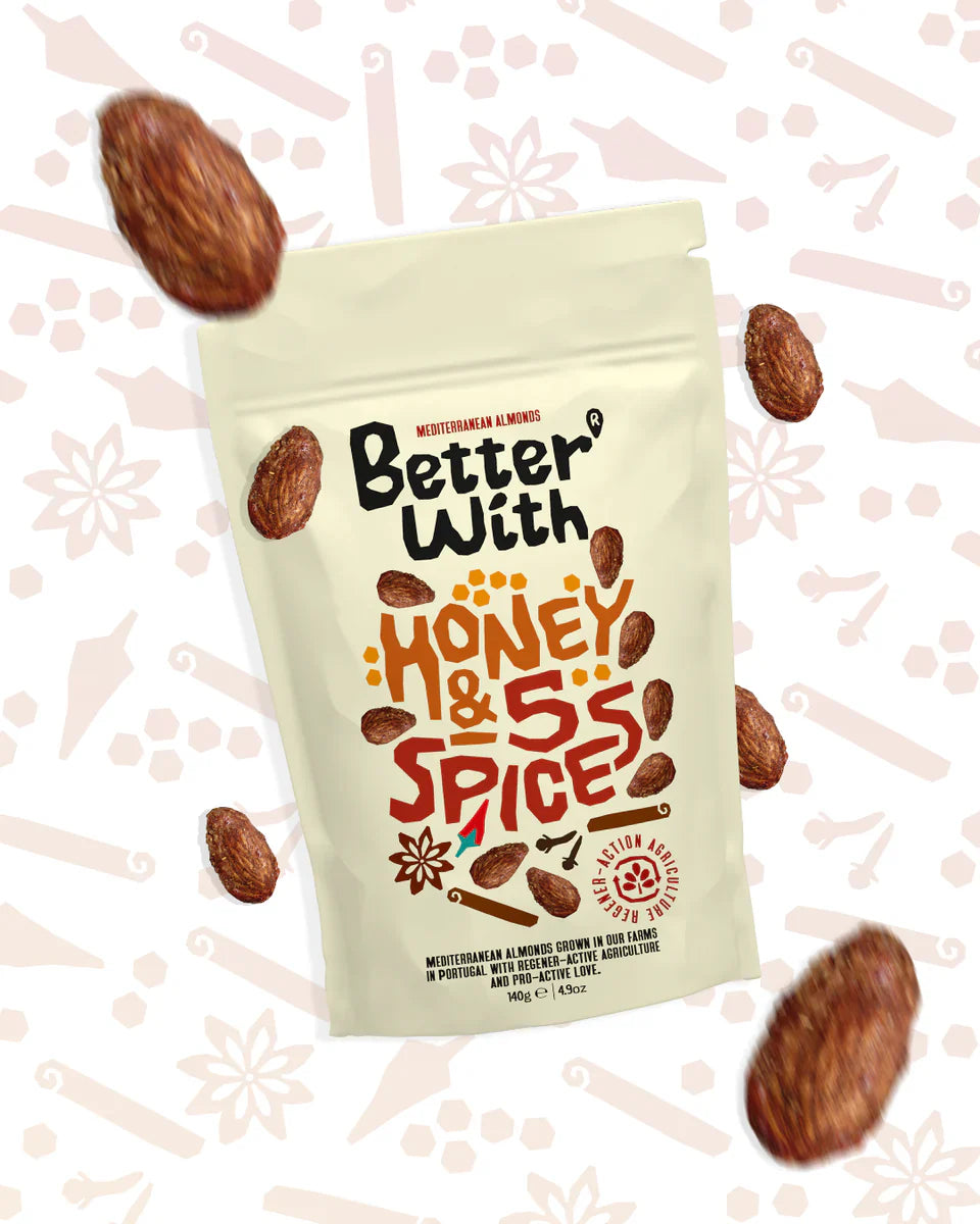 Amêndoas de Idanha com Mel e 5 Especiarias - 140g