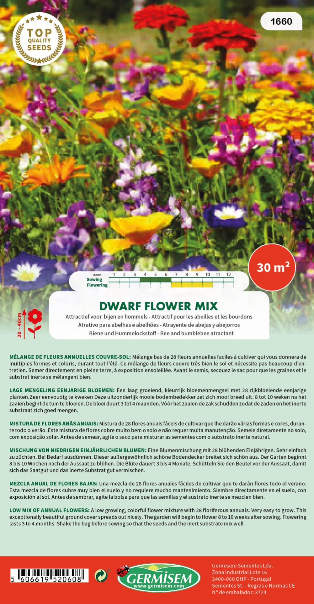 Mezcla de flores enanas/Prado florido