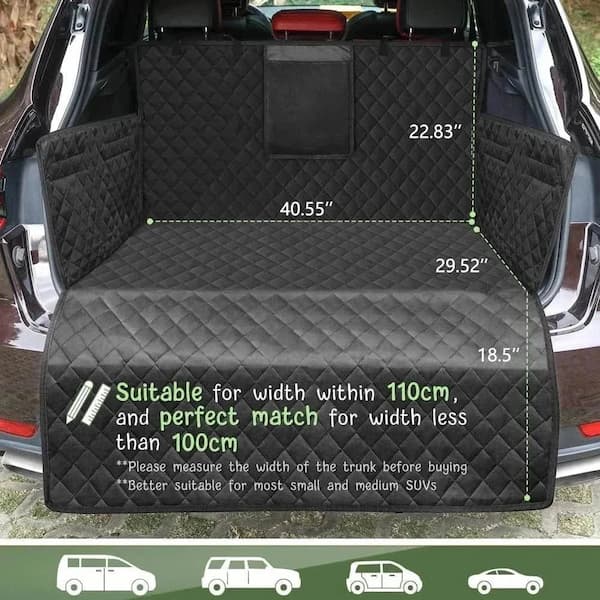 Protector Impermeable para Asiento Trasero de Perro | Base Antideslizante