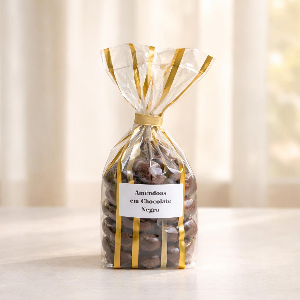 Amêndoas Chocolate Negro 200gr