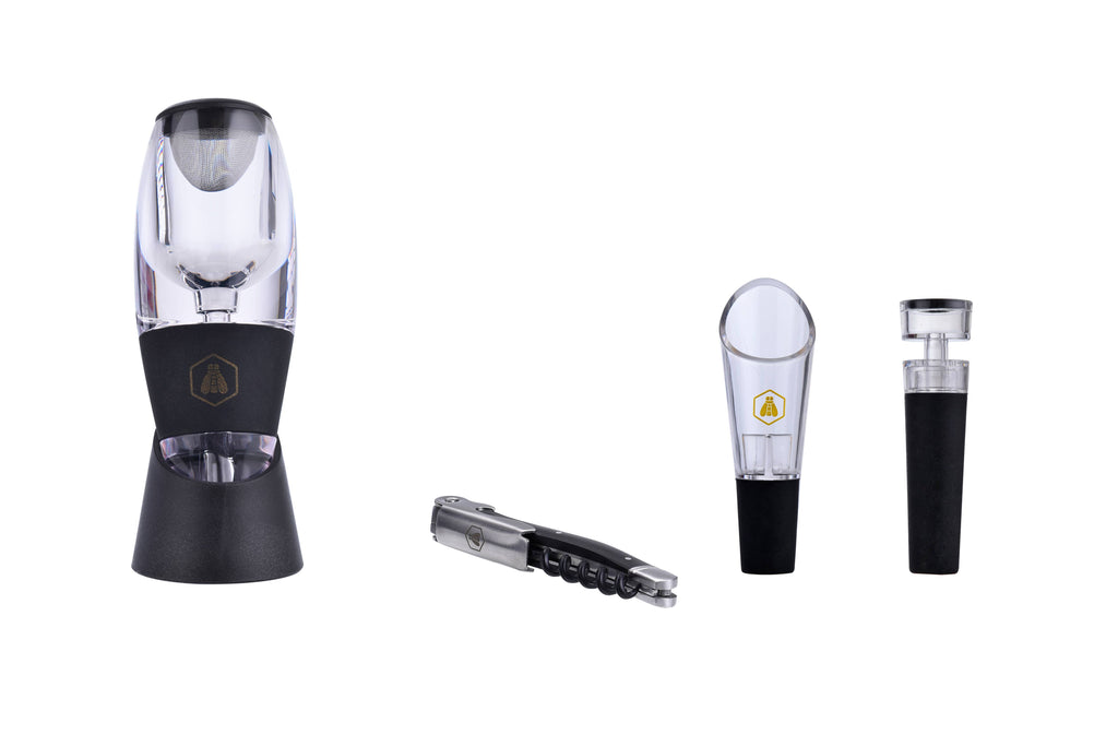 Laguiole Aerador de vinho e seus acessórios