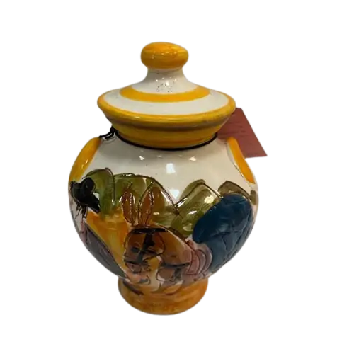Pote de Barro pintado à Mão 250Gr