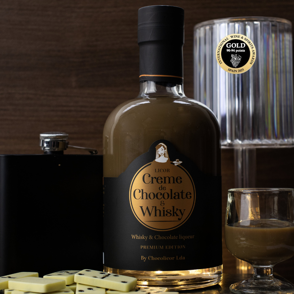 Licor de Chocolate & Whisky Premium (Sem caixa oferta): 500ml