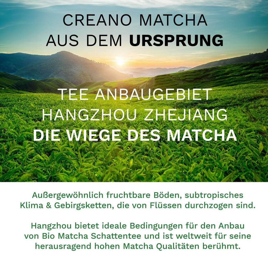 Chá Matcha Orgânico Creano 100g – Qualidade Premium