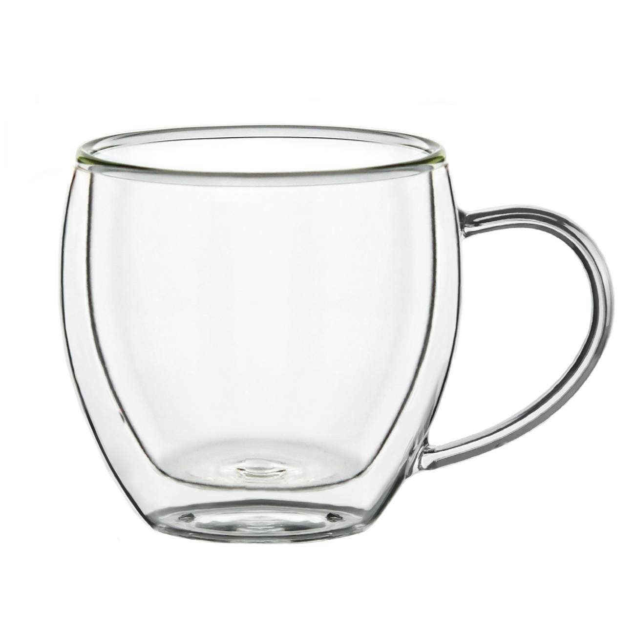 Juego de 6 vasos térmicos altos para espresso, 100 ml