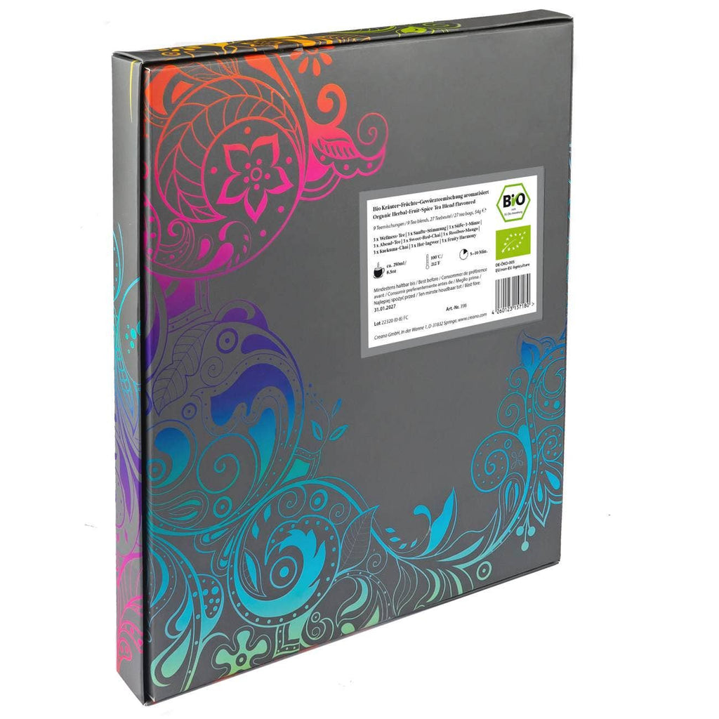 Té de hierbas orgánico — caja de regalo con 27 bolsitas