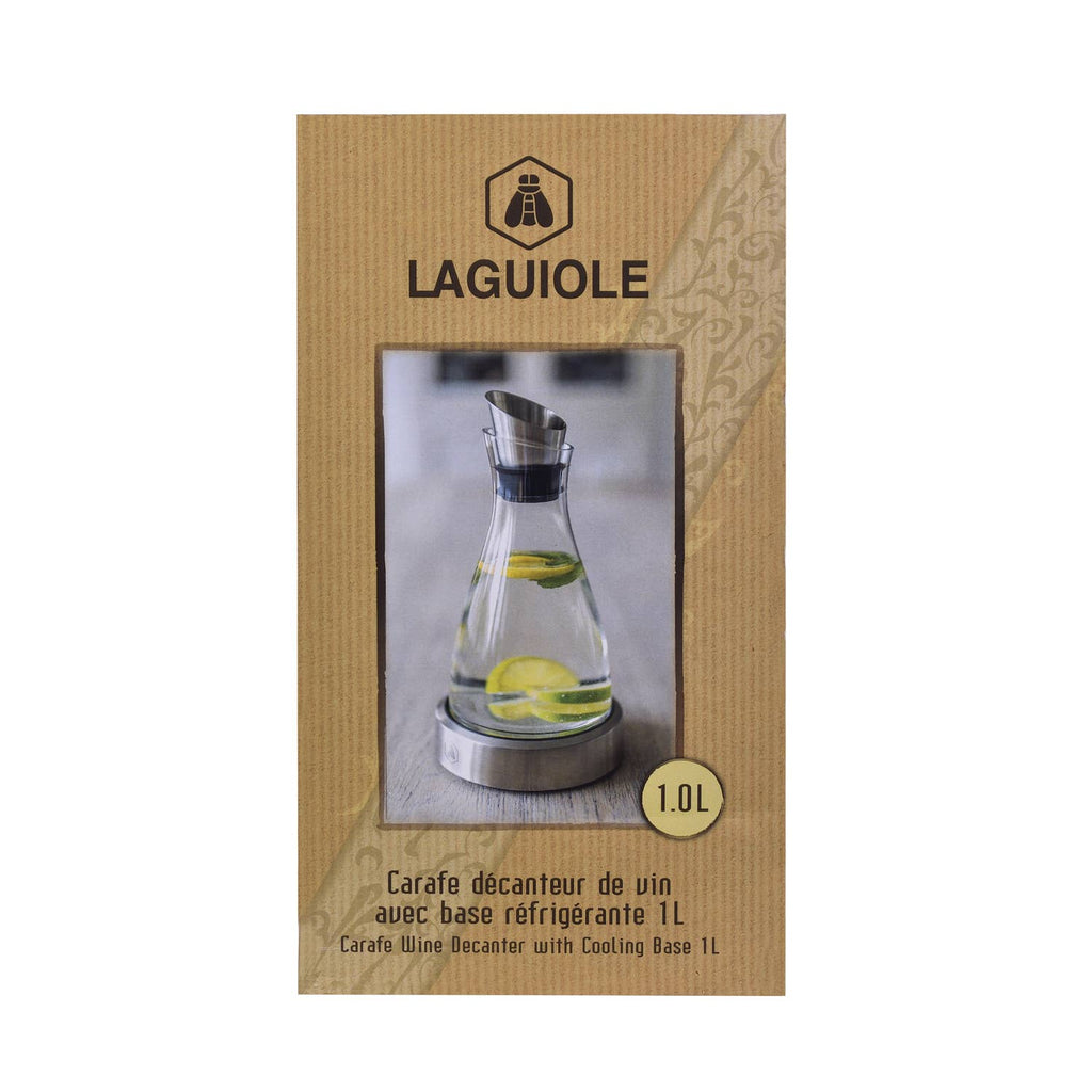 LAGUIOLE, Garrafa Decanter de Vidro com Base Refrigerada