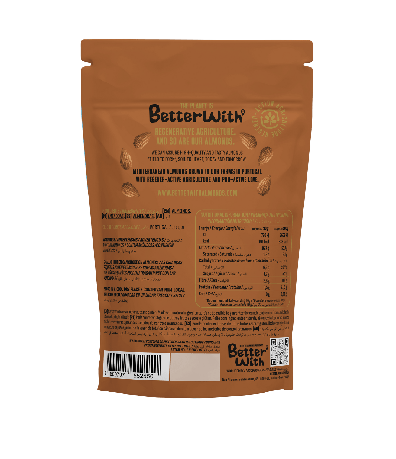 Amêndoas Torradas Naturais - Sabor Nacional e Textura Crocante